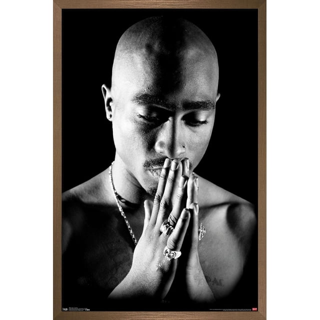 Tupac - Praying Wall Poster, 14.725" x 22.375"