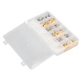 thumbnail image 1 of Wire Crimp Terminal Block, 2.8 4.8 6.3mm Male Female Wire Spade Connector With Insulating Sleeve For Electrical Wiring, 1 of 8