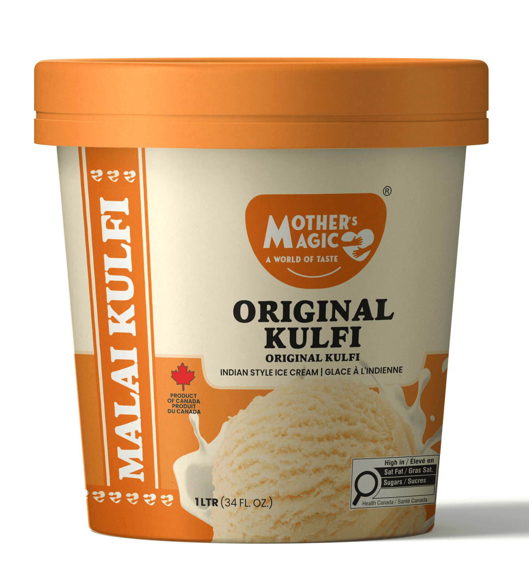 Mother's Magic Original Kulfi 1L, Traditional kulfi dessert