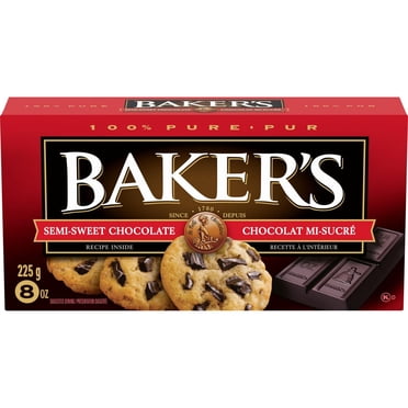 Baker's 100% Pure Semi-Sweet Chocolate Baking Bar