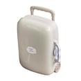 thumbnail image 1 of KLKCMS Children Luggage Toy Baby Suitcase Toy Plastic Rolling Suitcase Storage Box with, 1 of 7