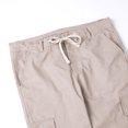 thumbnail image 3 of Men's Trousers High Waist Pull-Out Closure Monochrome Wear-Resistant Pants, 3 of 7
