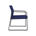 thumbnail image 4 of Gansett Reception Waiting Room Healthcare Guest Chair / Charcoal Steel / Blue, 4 of 5