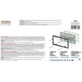 thumbnail image 3 of Cruiser Accessories 18630 Paws Bling License Plate Frame - Black/Chrome, 3 of 3