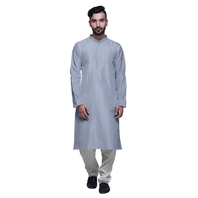 Atasi Designer Kurta Pajama For Men Printed Straight Kurta Set Summer Clothing
