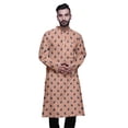 thumbnail image 3 of Atasi Kurta Imprimé pour Hommes Col Mandarin Popeline de Coton Kurta Chemise Décontractée, 3 of 7