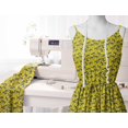 thumbnail image 5 of Soimoi Yellow Silk Fabric Cat Animal Print Sewing Fabric Yard 42 Inch Wide, 5 of 5