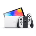 thumbnail image 3 of Refurbished Nintendo HEGSKAAAA OLED w/ White Joy-Con White, Nintendo Switch, 3 of 9