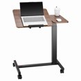 thumbnail image 1 of VEVOR Table de Surlit Mobile Bureau Latéral avec Roulettes de Bureau Rabattable et Porte-Gobelet, 1 of 9