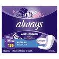thumbnail image 4 of Always Anti-Bunch Xtra Protection Daily Liners, Regular Length, Unscented, 4 of 8