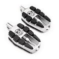 thumbnail image 1 of Krator Repose-Pieds Réglables pour Autoroute Compatible avec Harley Davidson FLST Heritage Softail 1986-2006, 1 Paire, Chrome, 1 of 6
