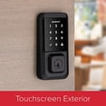 thumbnail image 2 of Kwikset 99390-004 Halo Wi-Fi Smart Lock Keyless Entry Electronic Touchscreen Deadbolt Featuring SmartKey Security, Iron Black, 2 of 5