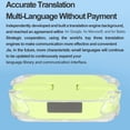 thumbnail image 3 of Écouteurs Traducteurs 5.3, Contrôle Tactile Rapide, Traduction en Temps Réel, 144 Langues, Réduction de Bruit, Stéréo pour IOS, pour Musique, Vert, 3 of 7