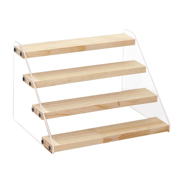 koolsoo Acrylic Riser Figure Toys Display Rack 4 layer