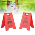 thumbnail image 3 of 6PCS Dog Vomit Caution Sign Funny Pet Vomit Warning Eye Catching Decoration for Home Office, 3 of 7