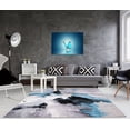 thumbnail image 2 of Ladole Rugs Grey Black Blue Extra Large Area Rug Carpet For Living Room Size, 2 of 6