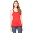 thumbnail image 1 of The Bella + Canvas Ladies Flowy Racerback Tank Top - RED - XL, 1 of 3