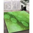 thumbnail image 3 of Ahgly Tapis Rectangulaire Lavable en Machine Intérieur Transitionnel Vert Émeraude, 3 Pieds x 5 Pieds, 3 of 7