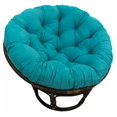 thumbnail image 2 of 44-inch Solid Micro Suede Papasan Cushion (Fits 42-inch Papasan Frame) - Grey, 2 of 5