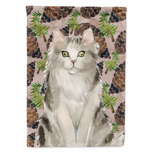 Carolines Treasures CK3096CHF Ragamuffin Pine Cones Flag Canvas House Size