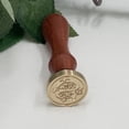 thumbnail image 2 of Clearance! Sweet Home Farm Home Decor Fire Lacquer Seal Retro English Letter Copper Headquets Seal Wax Hand Account Seal and Copper Chapter Bronze Head One Size Multi-Color, 2 of 4