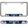thumbnail image 1 of New England Patriots Cadre de Plaque d'Immatriculation en Acier Inoxydable Premium, 1 of 1