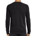 thumbnail image 2 of Innerwin Blouse Long Sleeve Mens Summer Tops Beach Solid Color Casual T Shirts Black S, 2 of 6