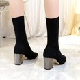 thumbnail image 4 of LSLJS High Heel Sandales pour Femmes Sandales pour Dames Bottes Ajustées Bottes Simples Bottines Élégantes, Bottes Mi-Mollet pour Femmes, Bottes pour Femmes, 4 of 4