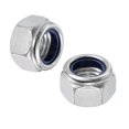 thumbnail image 1 of 2 Pcs M18x2.5mm Lock Nuts, 316 Stainless Steel Nylon Insert Self-Locking Nut, 1 of 6