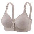 thumbnail image 1 of Front Closure Bras Womens Push Up Tshirt Bra No Underwire Full Coverage Wireless Bras Soft Supportive Everyday Bra Bralettes, 1 of 2