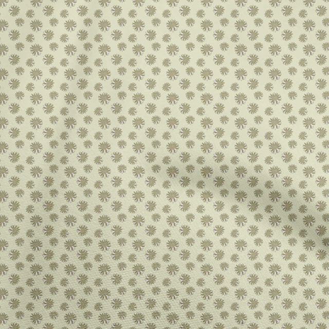 oneOone Rayon Greenish Beige Fabric Asian Block Sewing Craft Projects Fabric Prints By Yard 56 Inch Wide