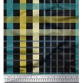 thumbnail image 1 of Soimoi Black Moss Georgette Fabric Check Check Printed Craft Fabric by the Yard 42 Inch Wide, 1 of 5