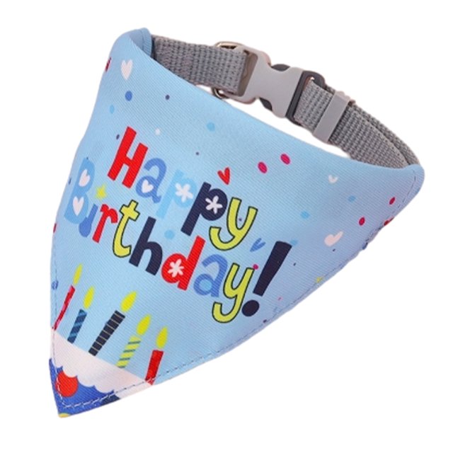 VONKY Pet birthday drool bib scarf