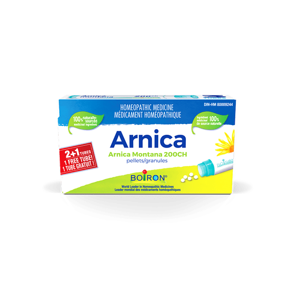 Boiron Arnica Montana 200CH (3 Tubes) – Homeopathic Medicine, Multi-Dose Tube