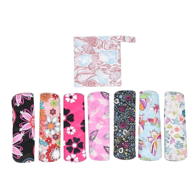 Filfeel Sanitary Pads, Menstrual Pads, Reusable Practical Convenient For Girls Outdoor Home Women