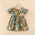 thumbnail image 2 of LUOGENLI Robe Bébé Robes pour Bébés Filles Jupe Maxi avec Fente Jaune 6-7 Ans, 2 of 4
