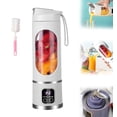 thumbnail image 1 of Digital Juicer Blender, Ltdreamof Digital Multimode Juicer Blender, Smart LED Display, Leak Proof Design, Rechargeable Portable Blenders, for Shakes, Smoothies,Fresh Juice (White), 1 of 9