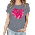 thumbnail image 4 of LSLJS T-shirt Imprimé « Lover Love » pour Femme à Col Rond, Manches Courtes, Haut, Cadeaux pour Femmes, 4 of 4