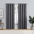 thumbnail image 1 of Eclipse Corte 63" Grommet Blackout Window Curtains Panel, 1 of 5