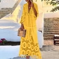 thumbnail image 2 of FhsagQ Paréo pour Femmes Grande Taille à Armatures Femmes Mode Uni Dentelle Patchwork à Franges Robe à Manches Longues Robe de Plage Vacances Femmes Paréo Résille Combinaison Paréo pour Femmes Ensemble Mignon Jaune TG, 2 of 6