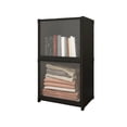 thumbnail image 1 of Lockers 1 Pce Étagère à Livres à Double Couche Résistante, Étagère de Rangement Polyvalente avec Portes Transparentes et Design Modulaire pour une Organisation Flexible et Peu Encombrante 71 cm JASKFLY, 1 of 8