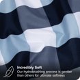 thumbnail image 2 of Bare Home Ultra-Soft Sheet Set - Premium 1800 Collection - Deep Pockets - 3-Pieces - Twin XL, Gingham Blue, 2 of 8