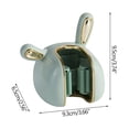 thumbnail image 3 of 2-Slice Toaster Cover with Storage Pockets Kitchen Appliance Dust Protector for Countertop 1-Pack, 3 of 3