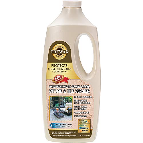 Trewax Scellant Professionnel pour Pierres et Carreaux Intérieur et Extérieur, 32 Onces
