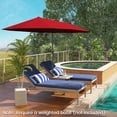 thumbnail image 4 of Costway Parasol de Patio Grand de 13 Pi, Parasol de Marché Extérieur à Double Face pour Table, pour Jardin, Vin, 4 of 10