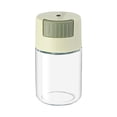 thumbnail image 1 of Precision Glass Spice Dispenser - 0.02oz Per Press, Airtight for Salt, Pepper, or Sugar (Green), 1 of 8