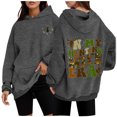 thumbnail image 2 of WEAIXIMIUNG Chandail Camouflage pour Femmes Vêtements Automne Hiver Chandail à Capuchon Imprimé pour Femmes, 2 of 7