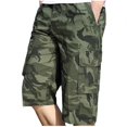 thumbnail image 2 of cllios Mens Cargo Shorts Plus Size Multi Pockets Shorts Work Military Shorts Summer Camping Cargo Shorts, 2 of 5