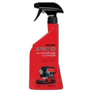 Mothers Multi Purpose Cleaner 18924 Speed; Used For Carpets/Fabrics/Vinyl/Engine Compartments/Fender Wells/Door Jambs/Factory/OEM Coated Wheels/Hubcaps/Tires/Whitewalls; 24 Ounce Spray Bottle; Single