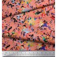 thumbnail image 3 of Soimoi Cotton Jersey Fabric Multicolor Texture Printed Fabric 1 Yard 58 Inch Wide, 3 of 3